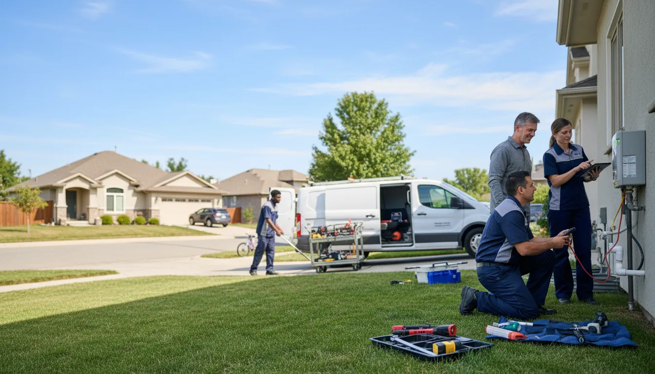 Tankless water heater service in Hammond, IL